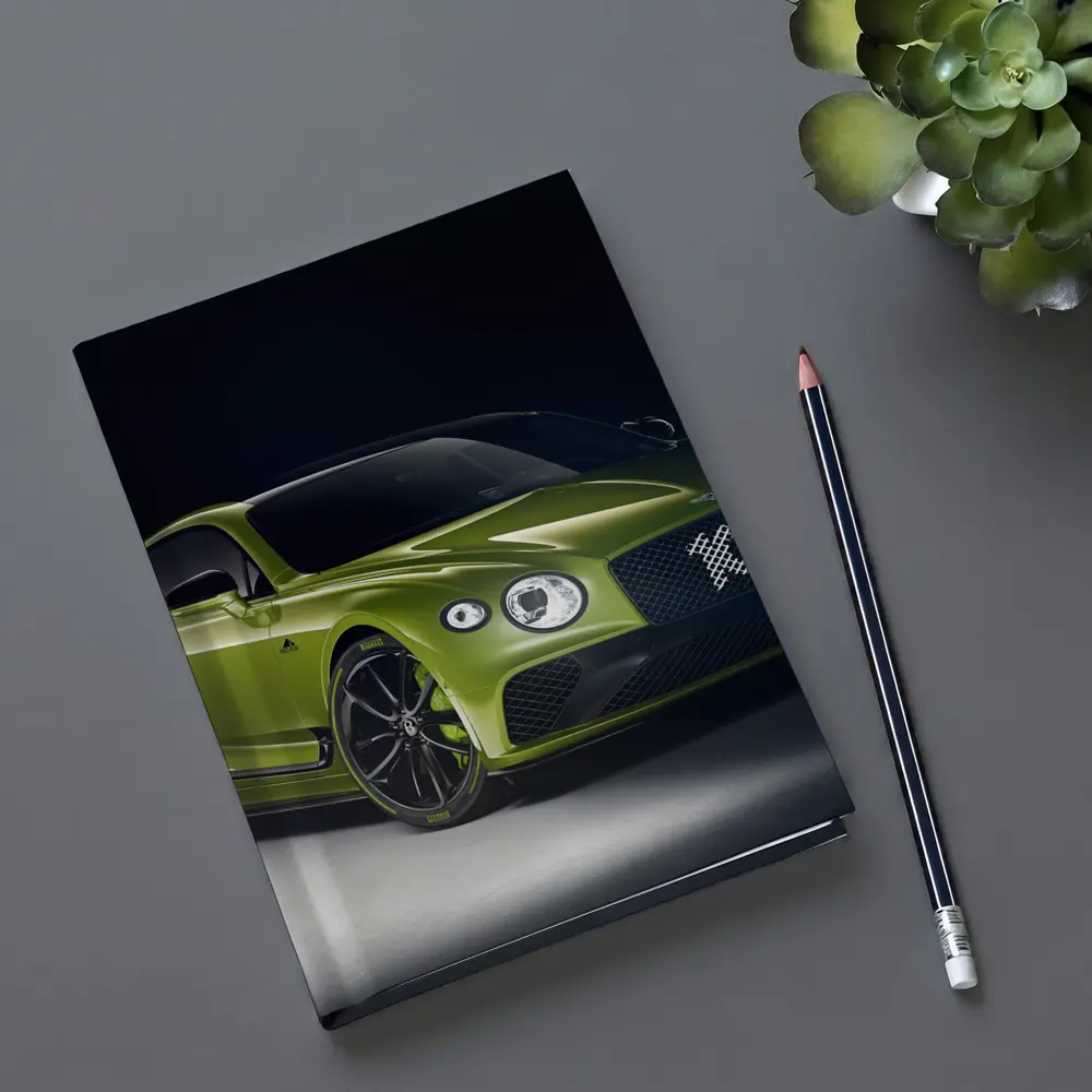 Bentley Continental GT Green Studio Shot – Notebooks