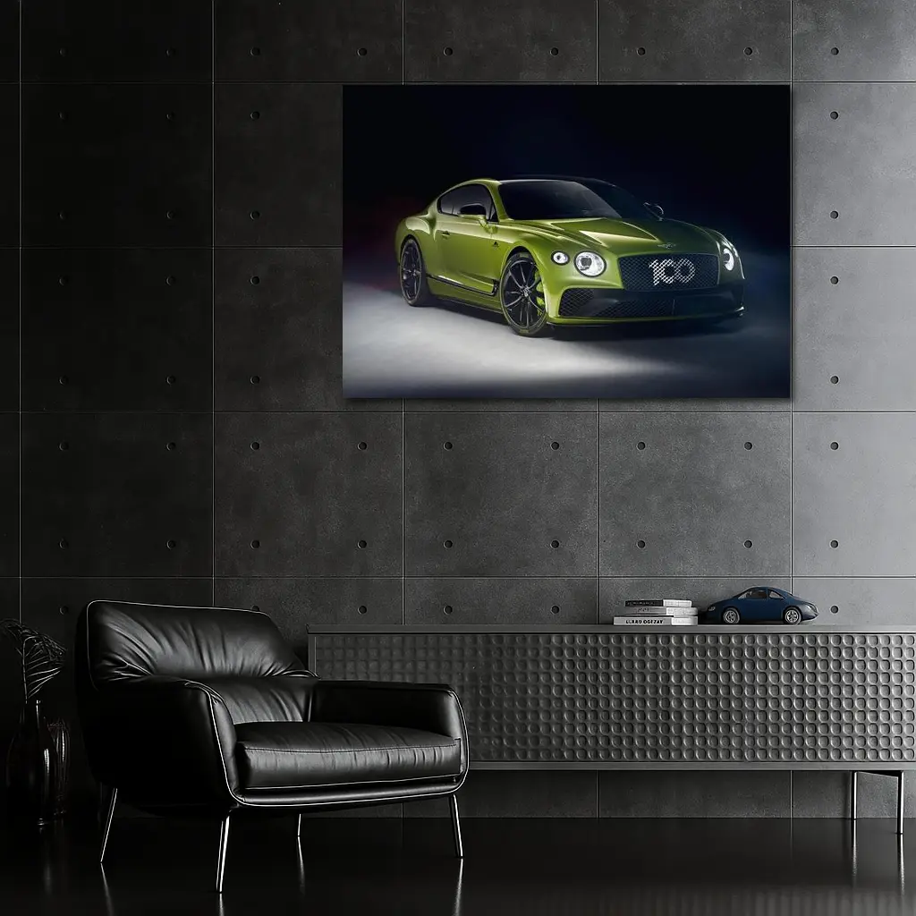 Bentley Continental GT Green Studio Shot – Wall Art