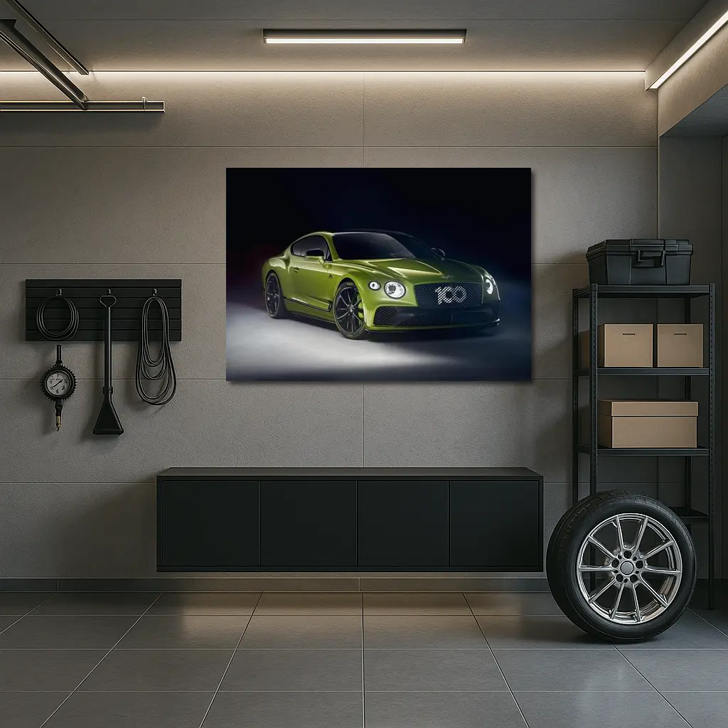 Bentley Continental GT Green Studio Shot – Wall Art