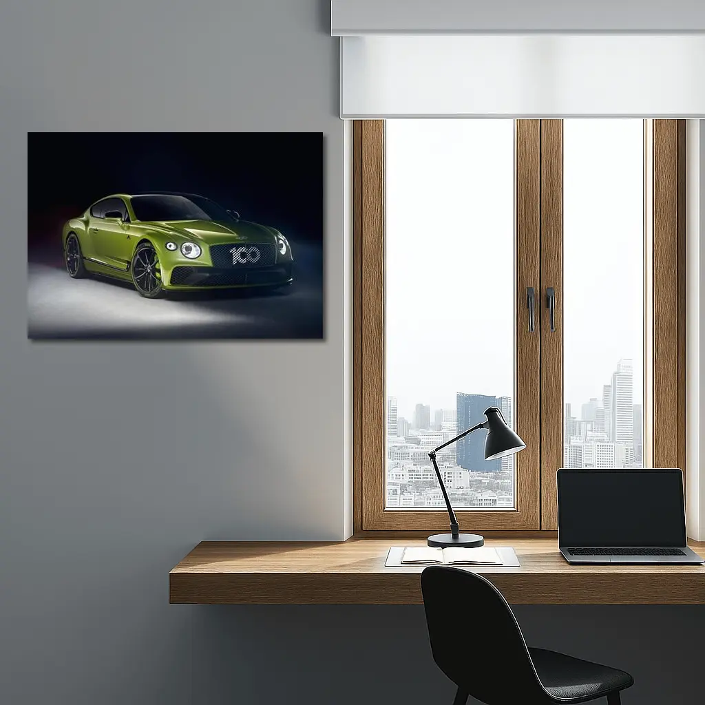 Bentley Continental GT Green Studio Shot – Wall Art