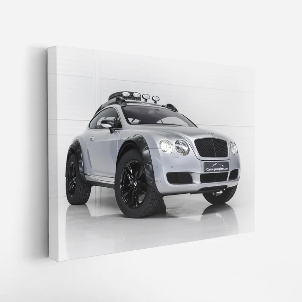 Bentley Continental GT Off Road Silver – Wall Art