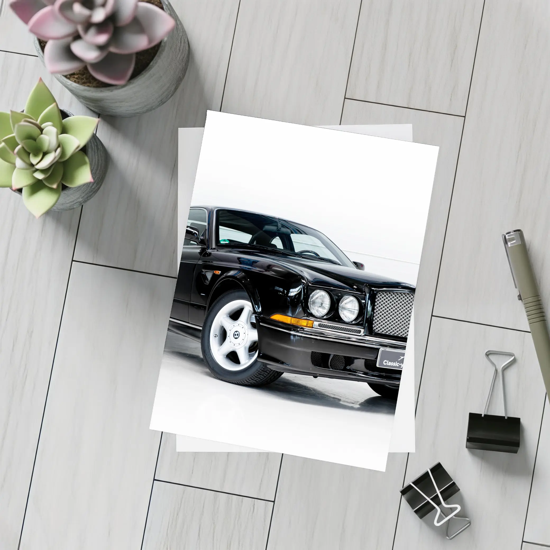 Bentley Continental T Mulliner Black Studio – Postcards
