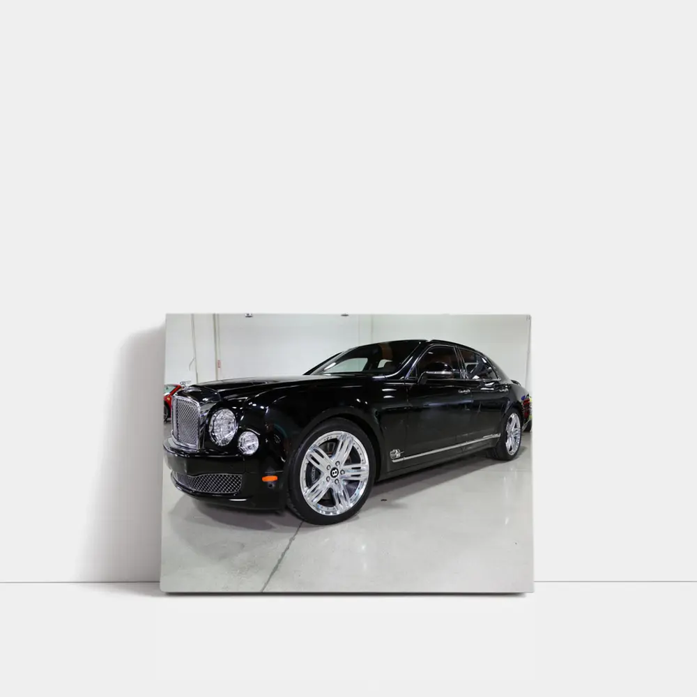Bentley Mulsanne Black Luxury Sedan Garage – Wall Art