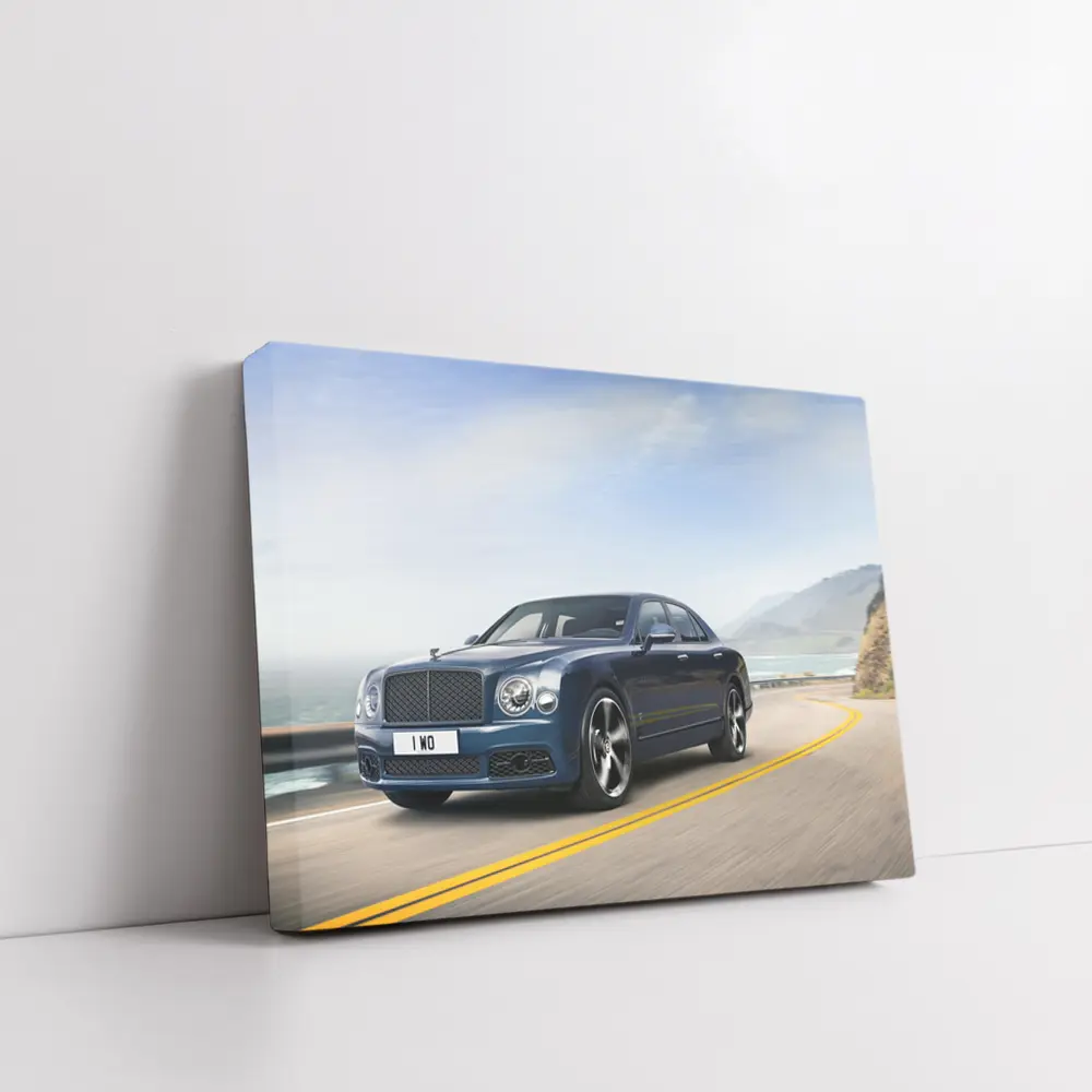 Bentley Mulsanne Blue Coastal Highway Drive – Wall Art