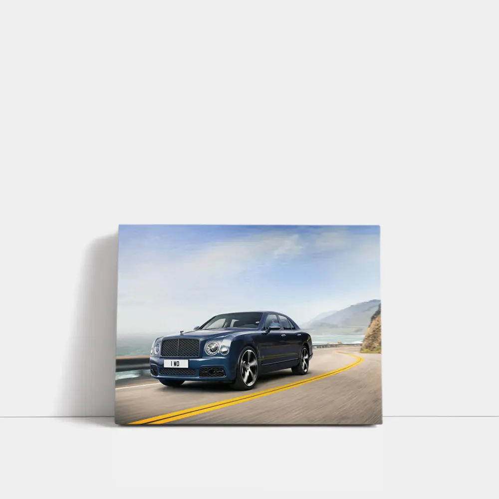 Bentley Mulsanne Blue Coastal Highway Drive – Wall Art