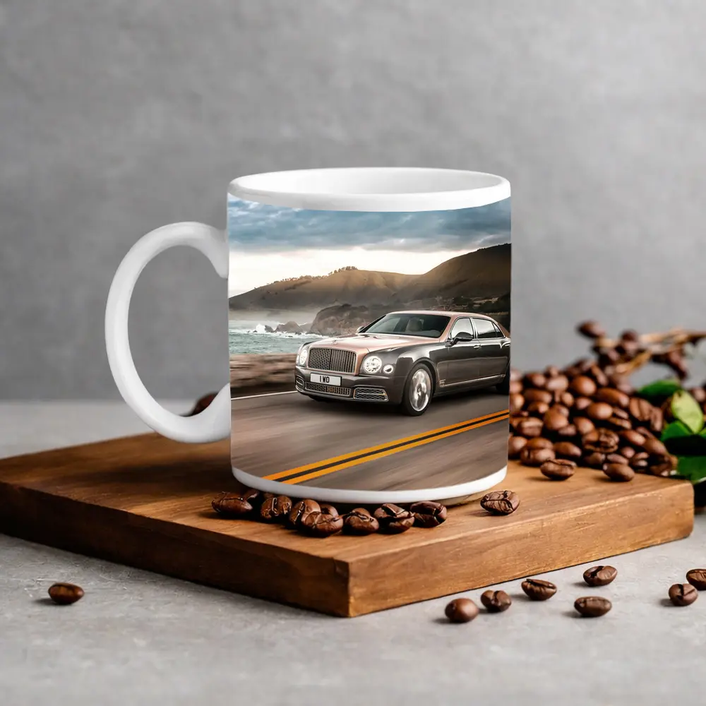 Bentley Mulsanne Driving Coastal Mountain Road – Mugs
