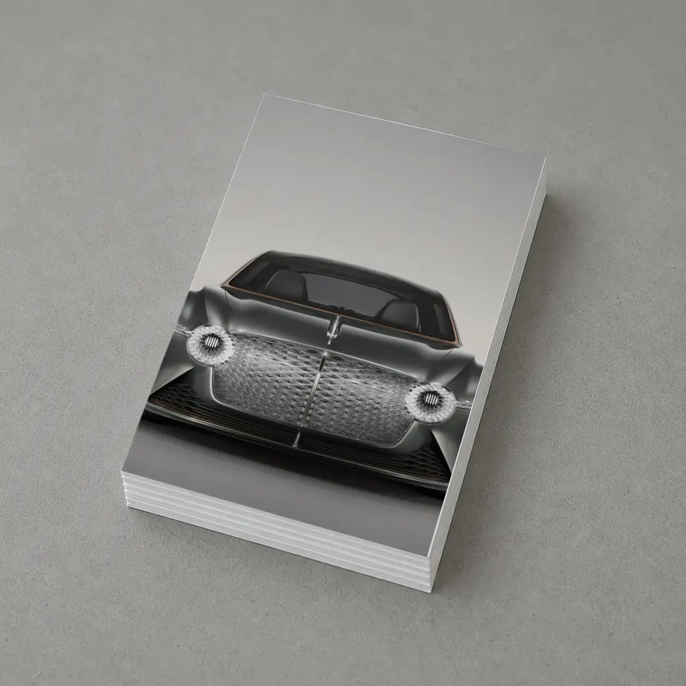 Bentley EXP 100 GT Concept Car Gray – Postcards