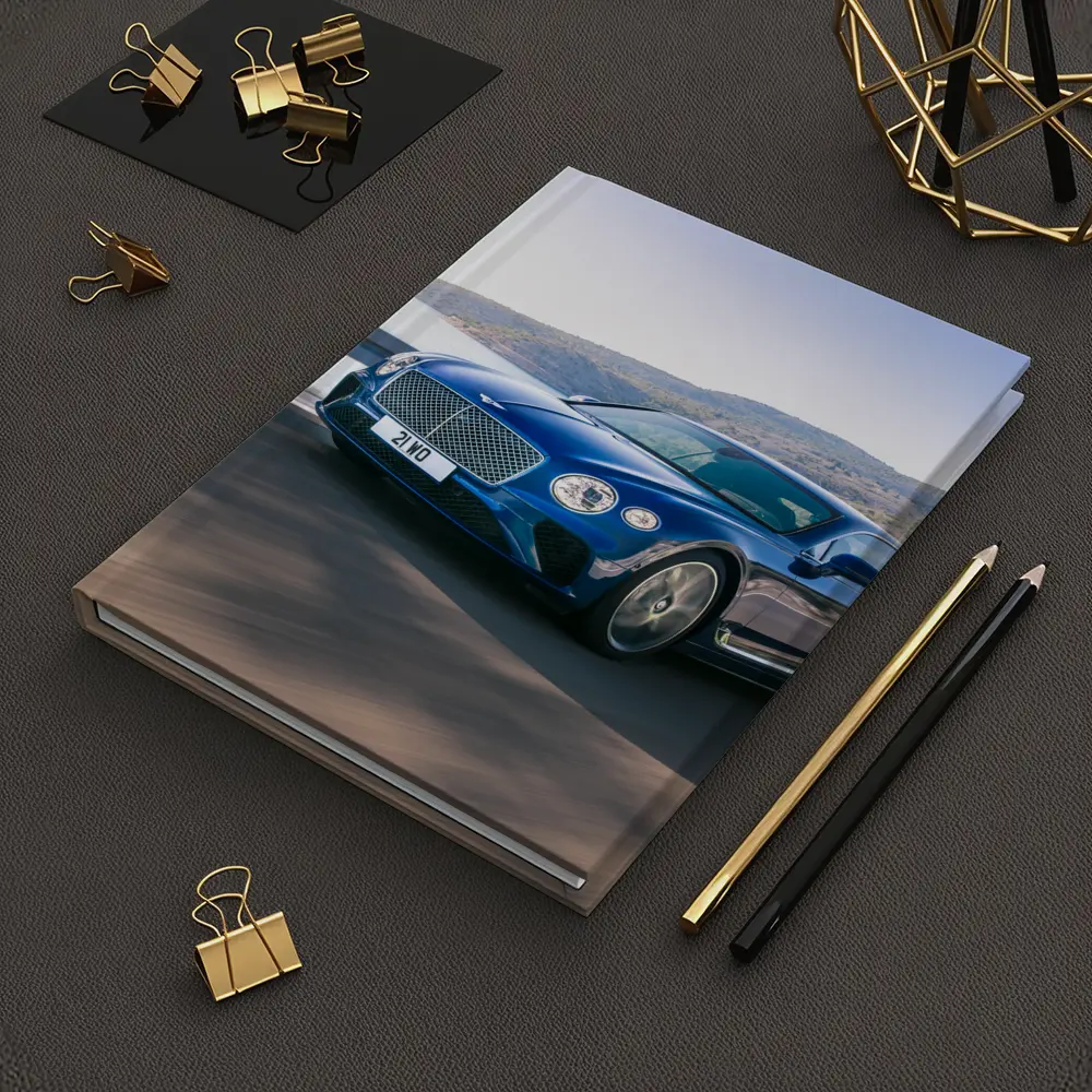 Bentley Continental GT Blue Coastal Road Drive – Notebooks