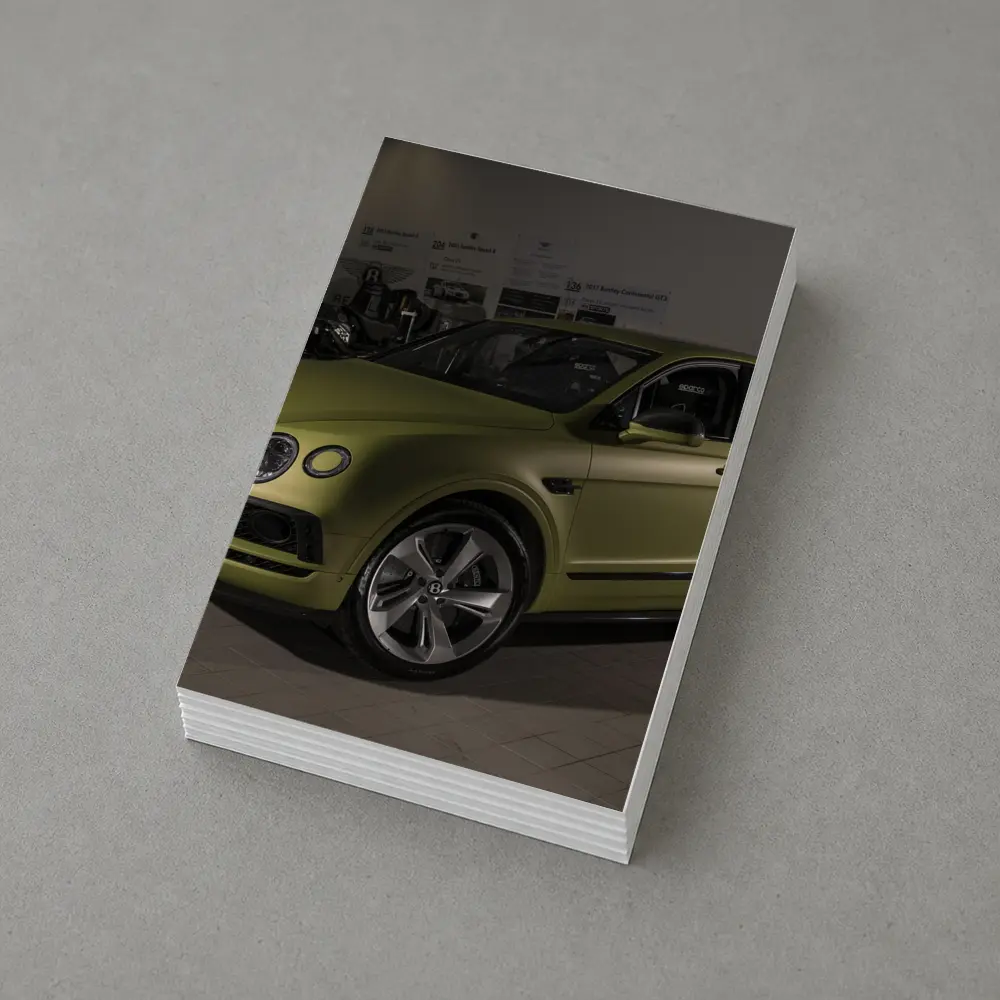 Bentley Bentayga Green SUV Showroom Display – Postcards