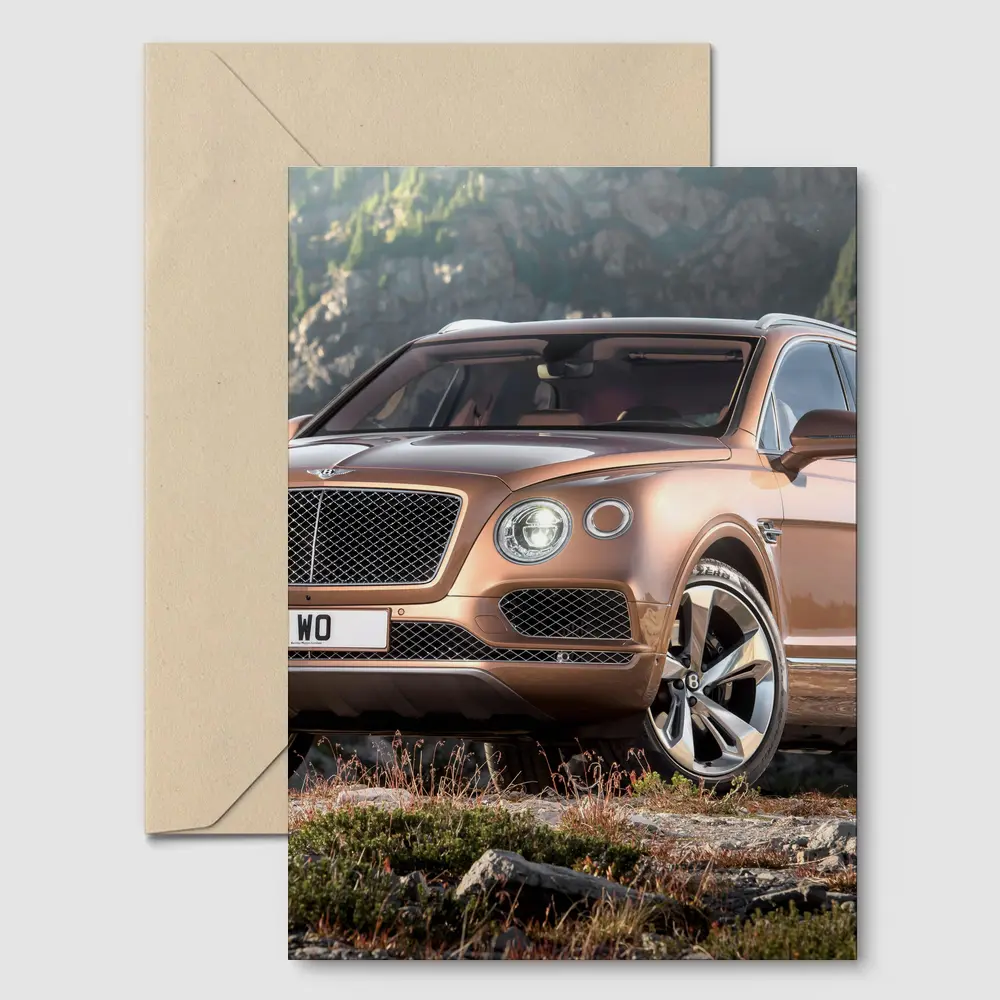 Bentley Bentayga SUV Rocky Mountain Terrain – Postcards