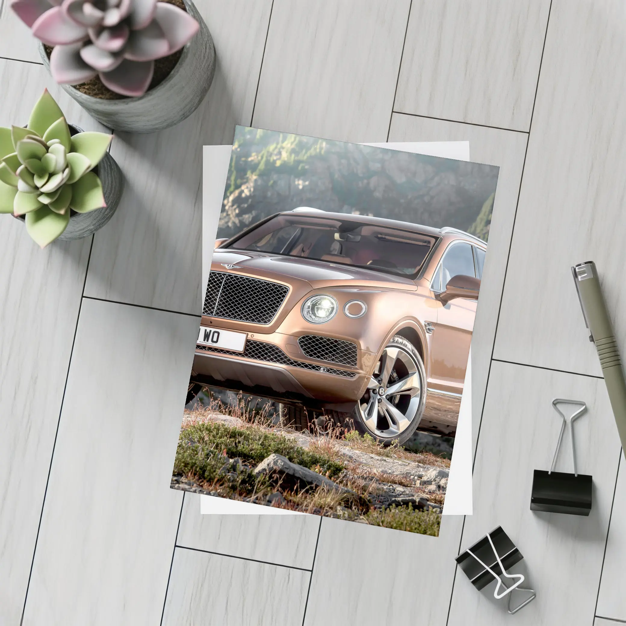 Bentley Bentayga SUV Rocky Mountain Terrain – Postcards