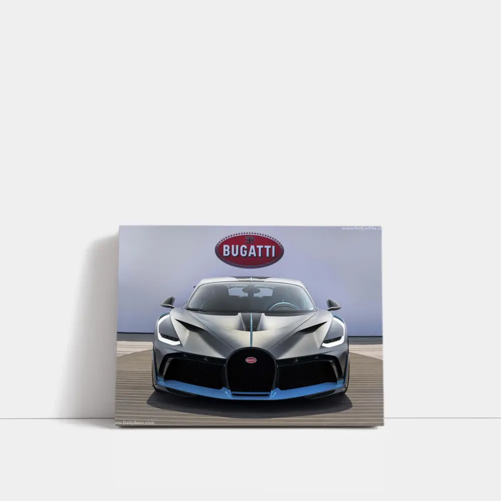Bugatti Divo Hypercar Front View Display – Wall Art