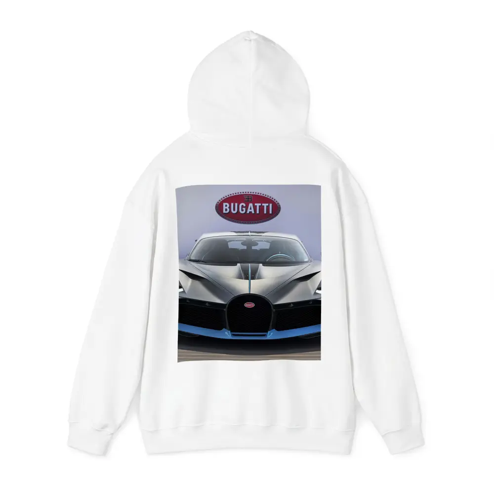 Bugatti Divo Hypercar Front View Display – Hoodies