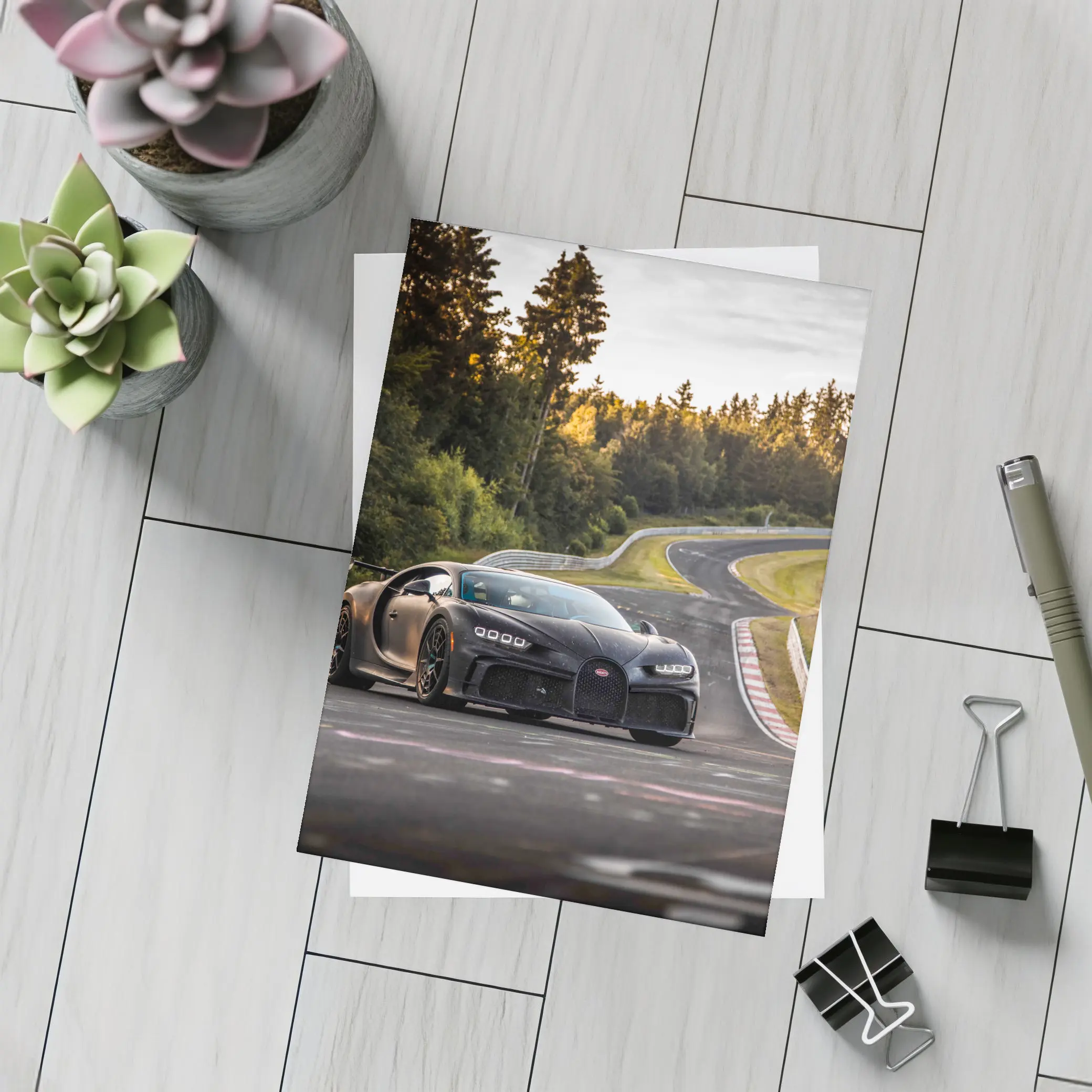 Bugatti Chiron Pur Sport Nurburgring Track – Postcards