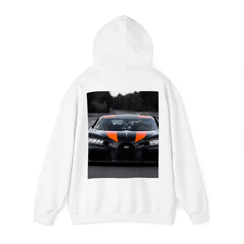 Bugatti Chiron Super Sport Black Orange Road – Hoodies