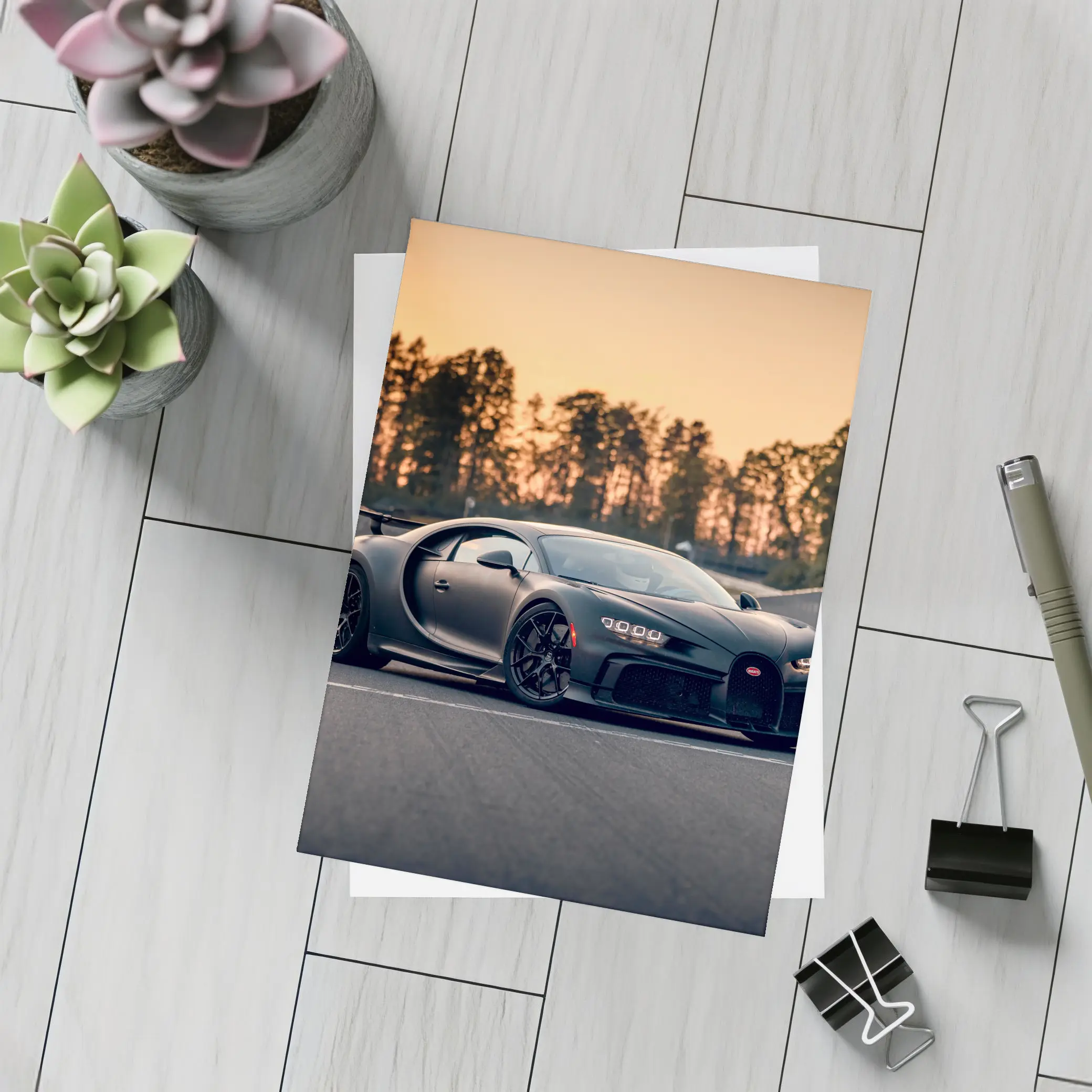 Bugatti Chiron Pur Sport On Track – Postcards