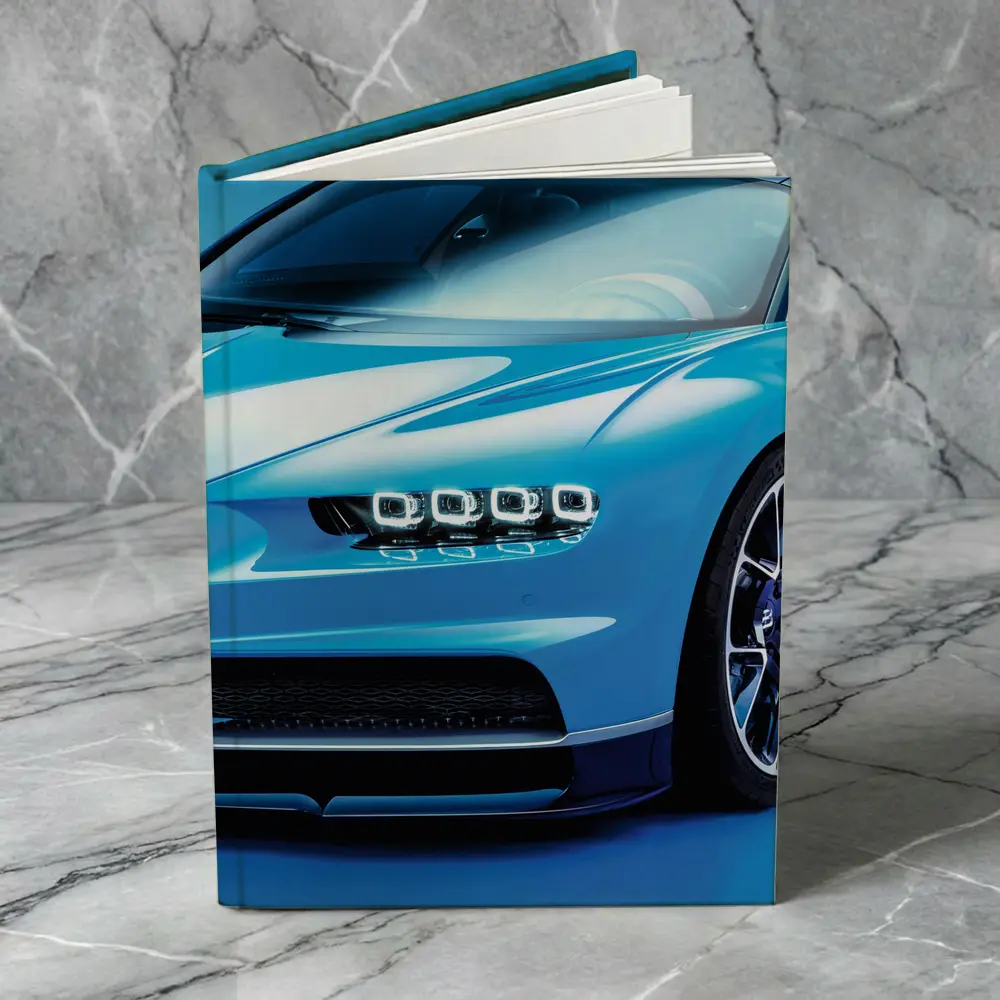 Bugatti Chiron Light Blue Studio Shot – Notebooks