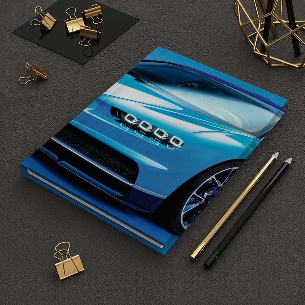 Bugatti Chiron Light Blue Studio Shot – Notebooks