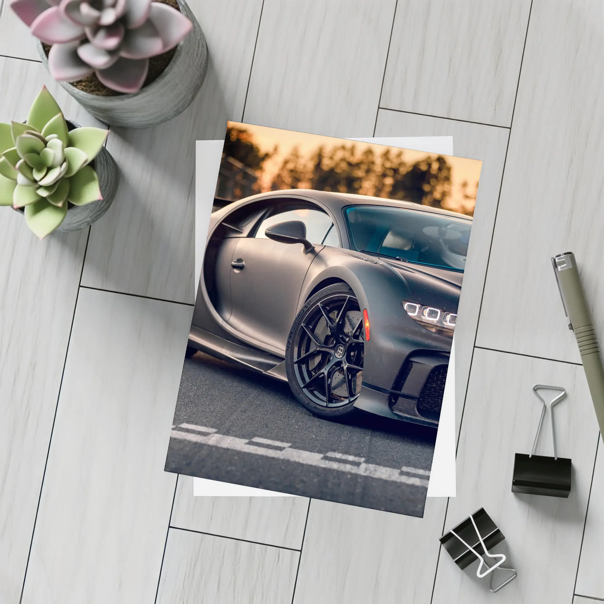 Bugatti Chiron Pur Sport On Track – Postcards