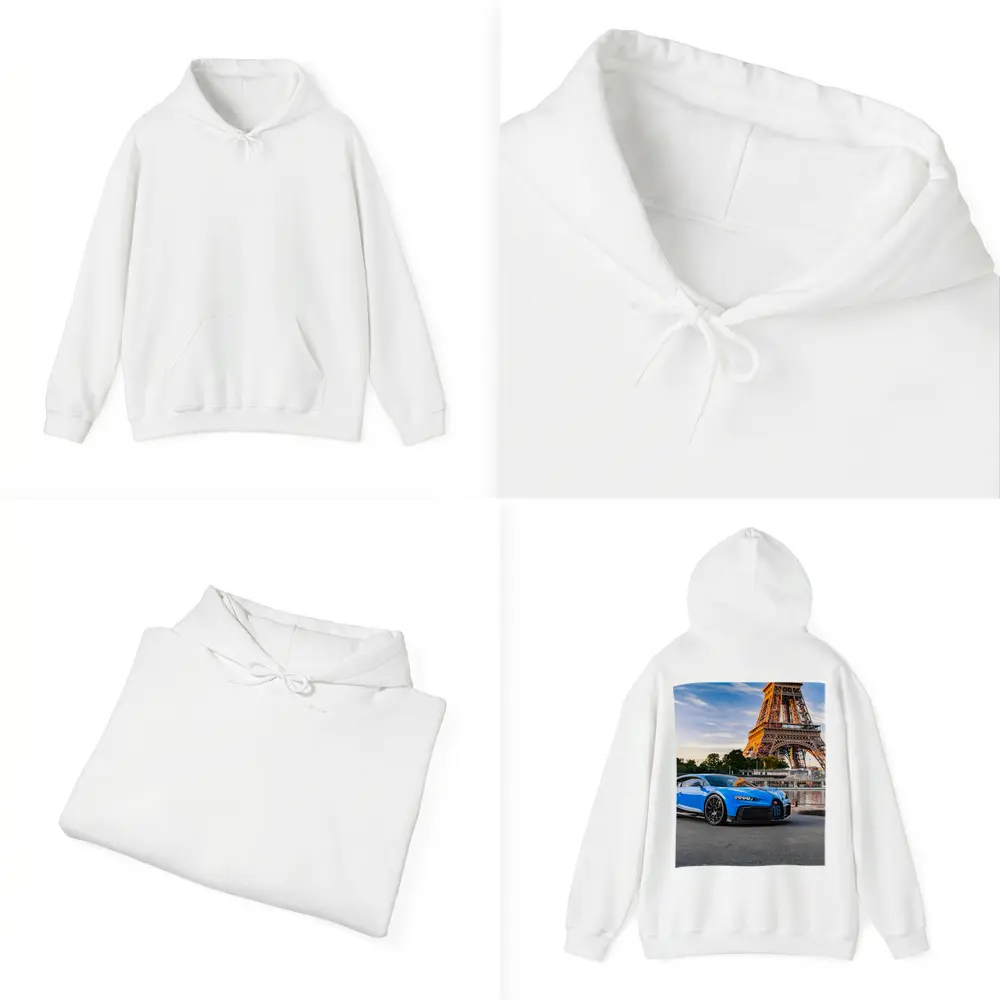 Bugatti Chiron Pur Sport Paris Eiffel Tower – Hoodies