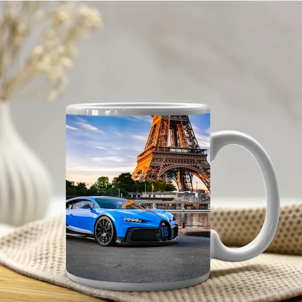 Bugatti Chiron Pur Sport Paris Eiffel Tower – Mugs