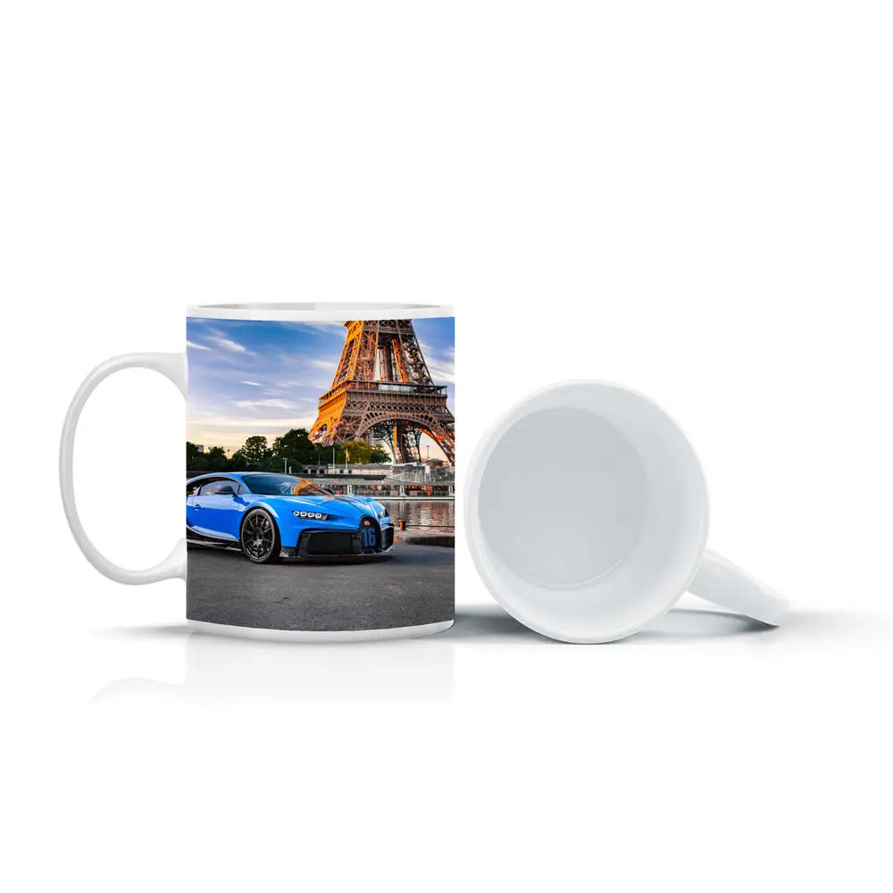Bugatti Chiron Pur Sport Paris Eiffel Tower – Mugs