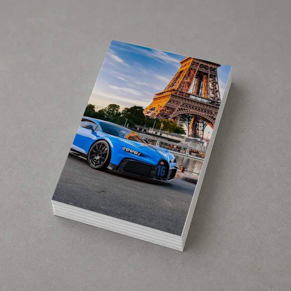 Bugatti Chiron Pur Sport Paris Eiffel Tower – Postcards