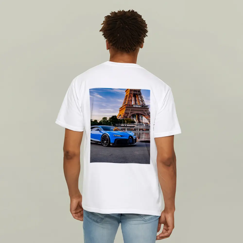 Bugatti Chiron Pur Sport Paris Eiffel Tower – T-Shirts