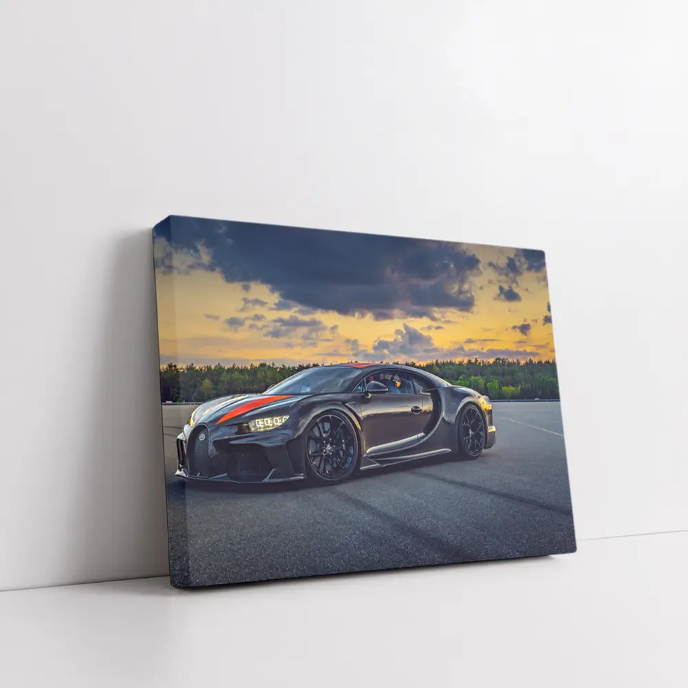 Bugatti Chiron Super Sport Sunset Track – Wall Art