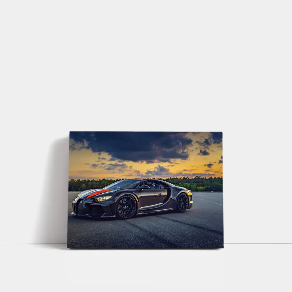 Bugatti Chiron Super Sport Sunset Track – Wall Art