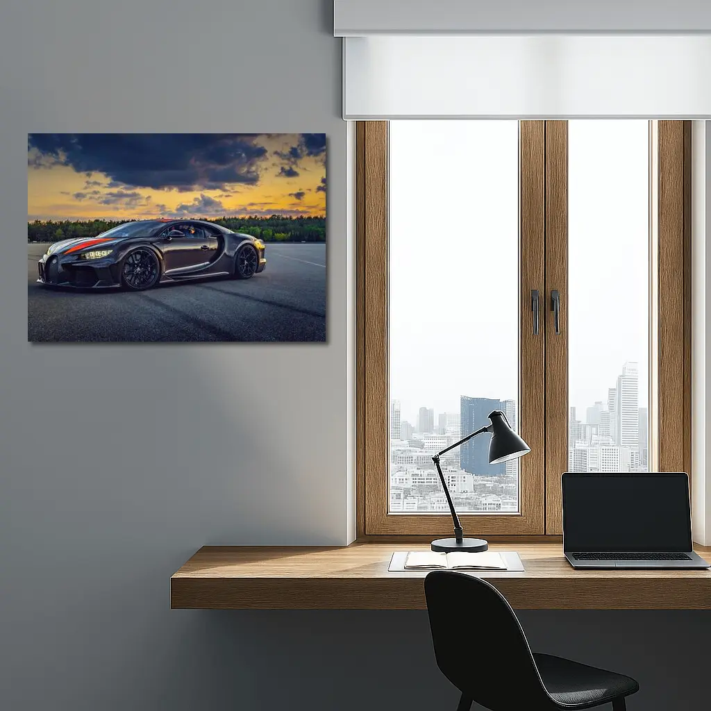 Bugatti Chiron Super Sport Sunset Track – Wall Art