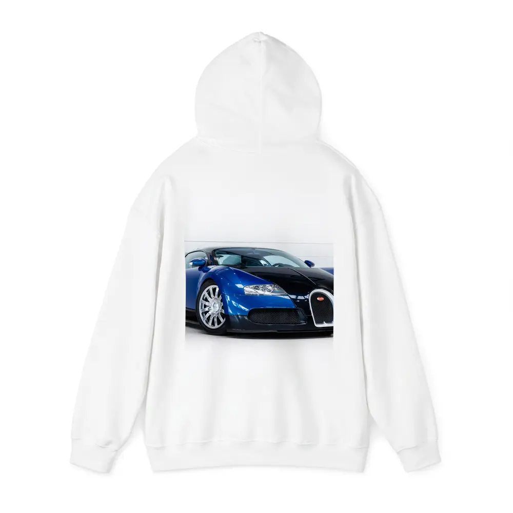 Bugatti Veyron Blue Black White Studio – Hoodies