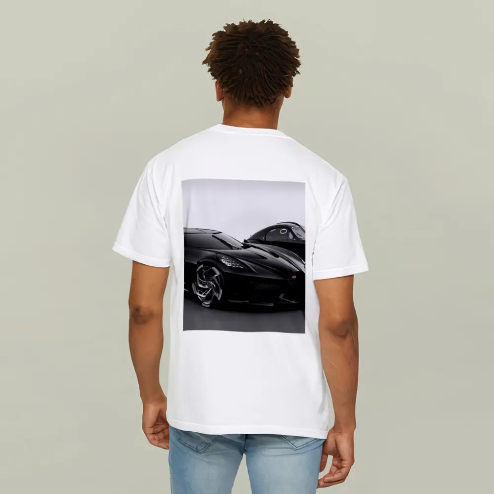 Bugatti La Voiture Noire Black Studio Shot – T-Shirts