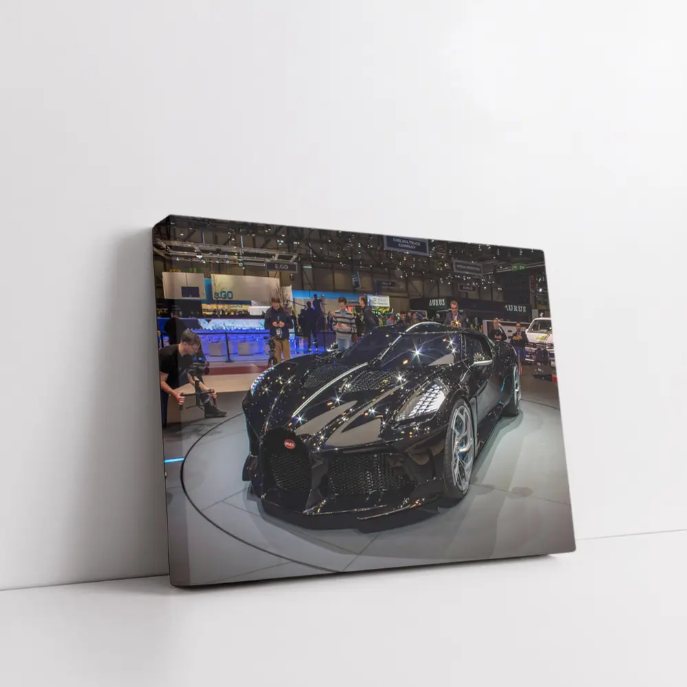 Bugatti La Voiture Noire Auto Show Floor – Wall Art