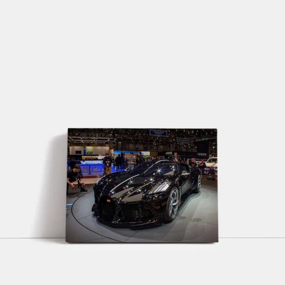 Bugatti La Voiture Noire Auto Show Floor – Wall Art