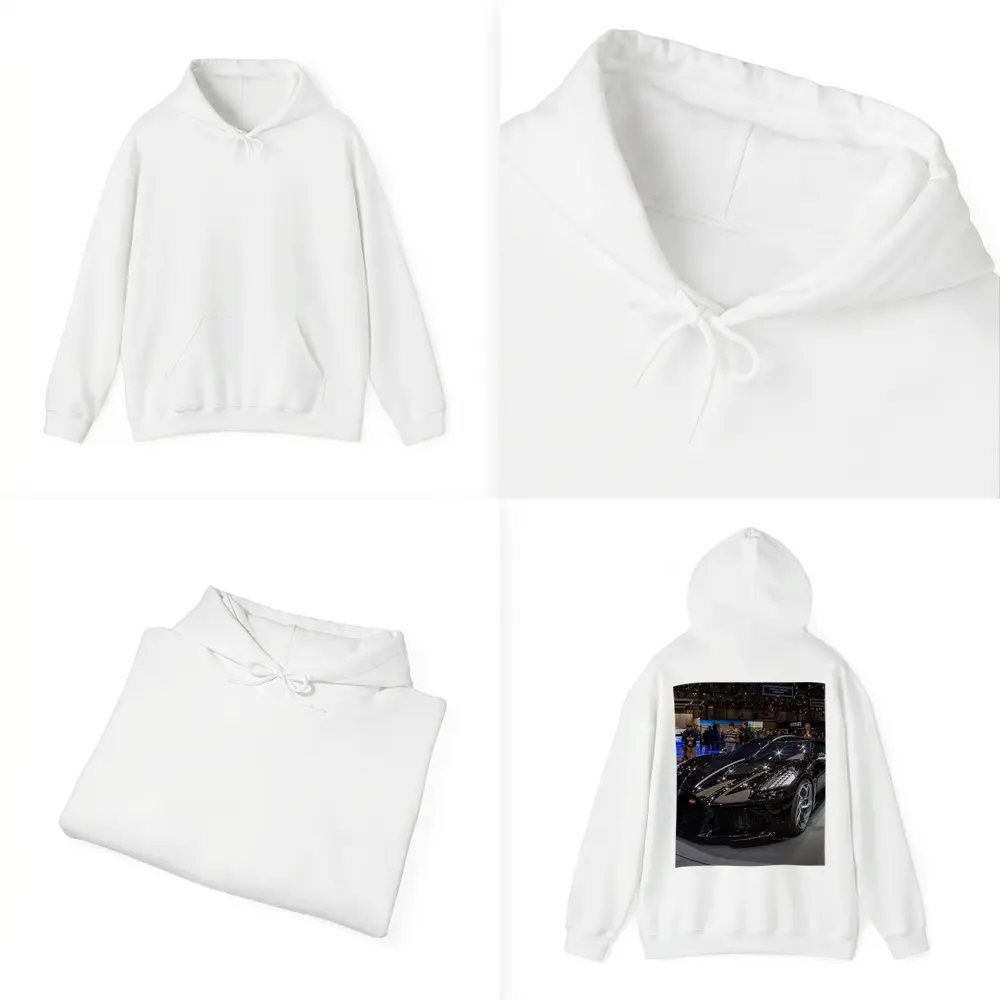 Bugatti La Voiture Noire Auto Show Floor – Hoodies