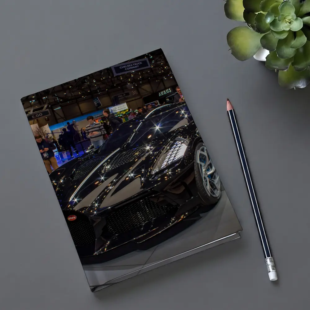 Bugatti La Voiture Noire Auto Show Floor – Notebooks