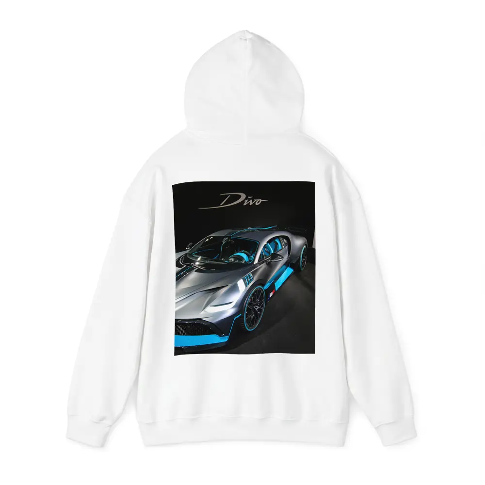 Bugatti Divo Silver Blue Paris Motor Show – Hoodies