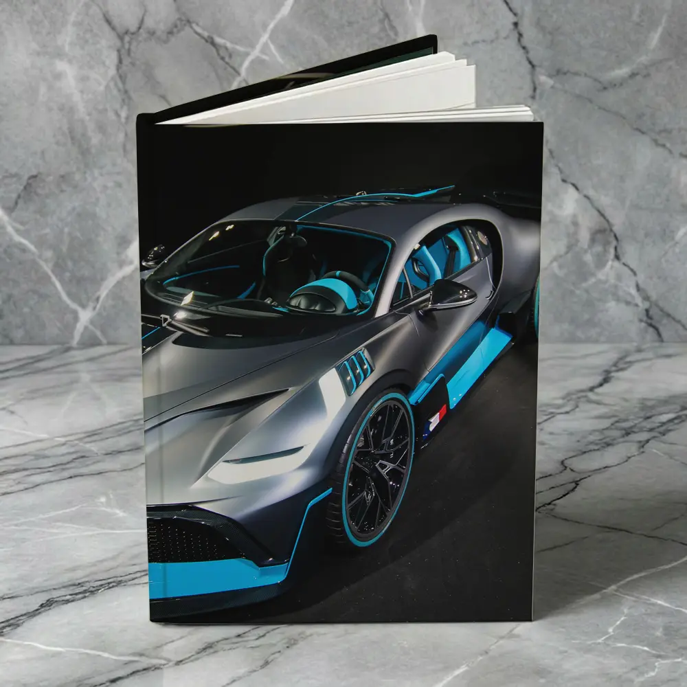 Bugatti Divo Silver Blue Paris Motor Show – Notebooks