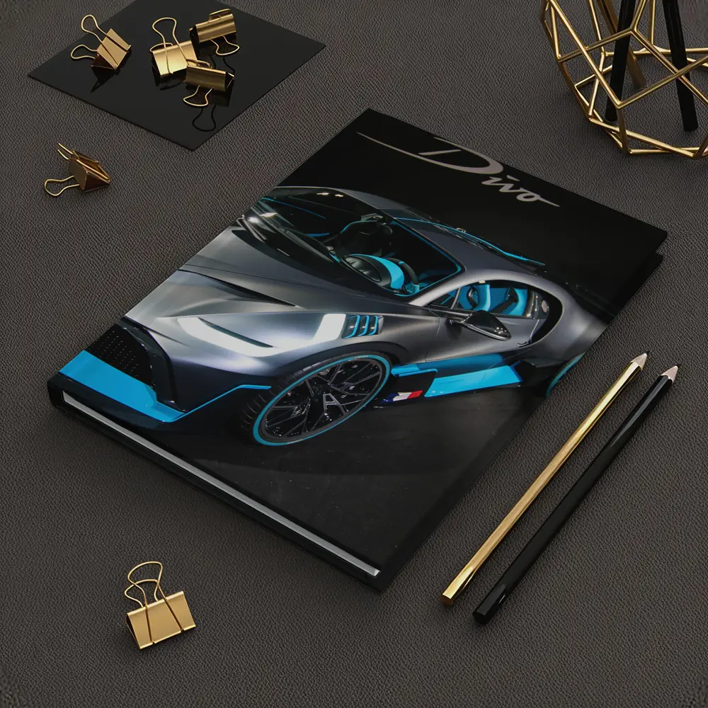Bugatti Divo Silver Blue Paris Motor Show – Notebooks