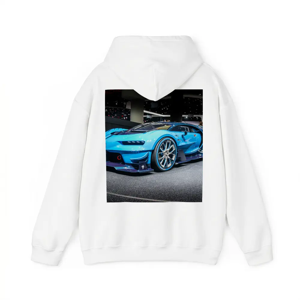 Bugatti Vision Gran Turismo Blue Auto Show – Hoodies
