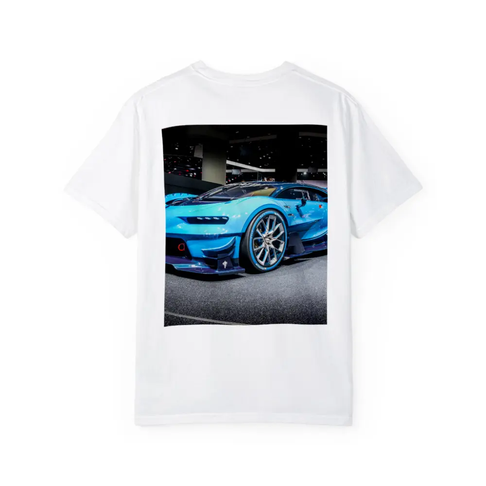 Bugatti Vision Gran Turismo Blue Auto Show – T-Shirts