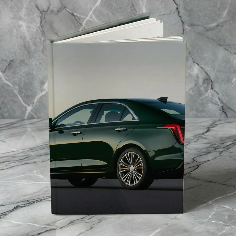 Cadillac CT4 Green Sedan Dusk Setting – Notebooks