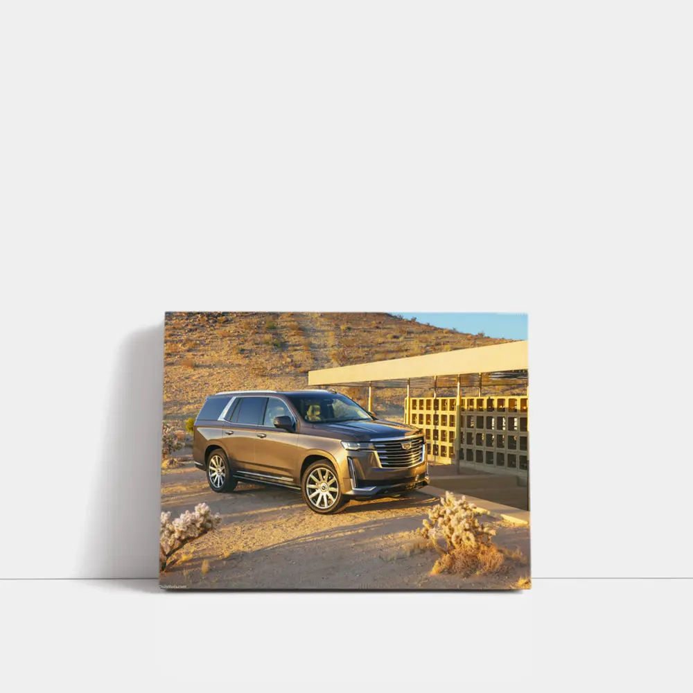 Cadillac Escalade SUV Desert Landscape Setting – Wall Art