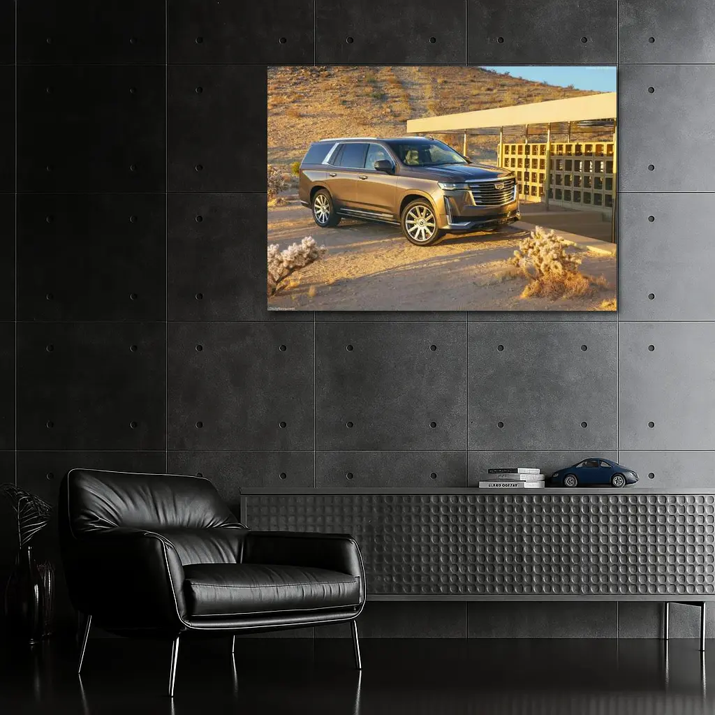 Cadillac Escalade SUV Desert Landscape Setting – Wall Art