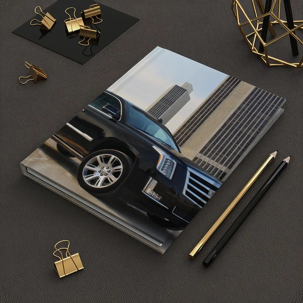 Cadillac Escalade Black SUV City Buildings – Notebooks