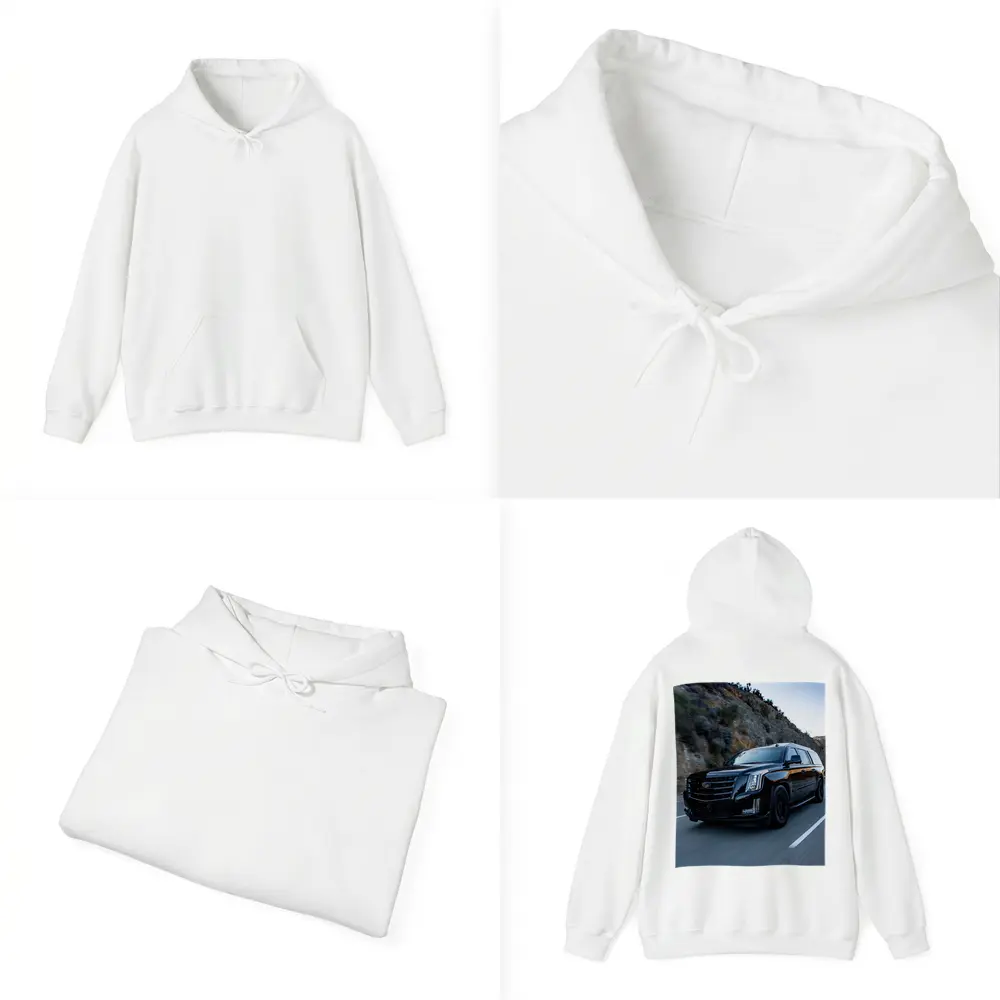 Cadillac Escalade Black SUV Mountain Road – Hoodies