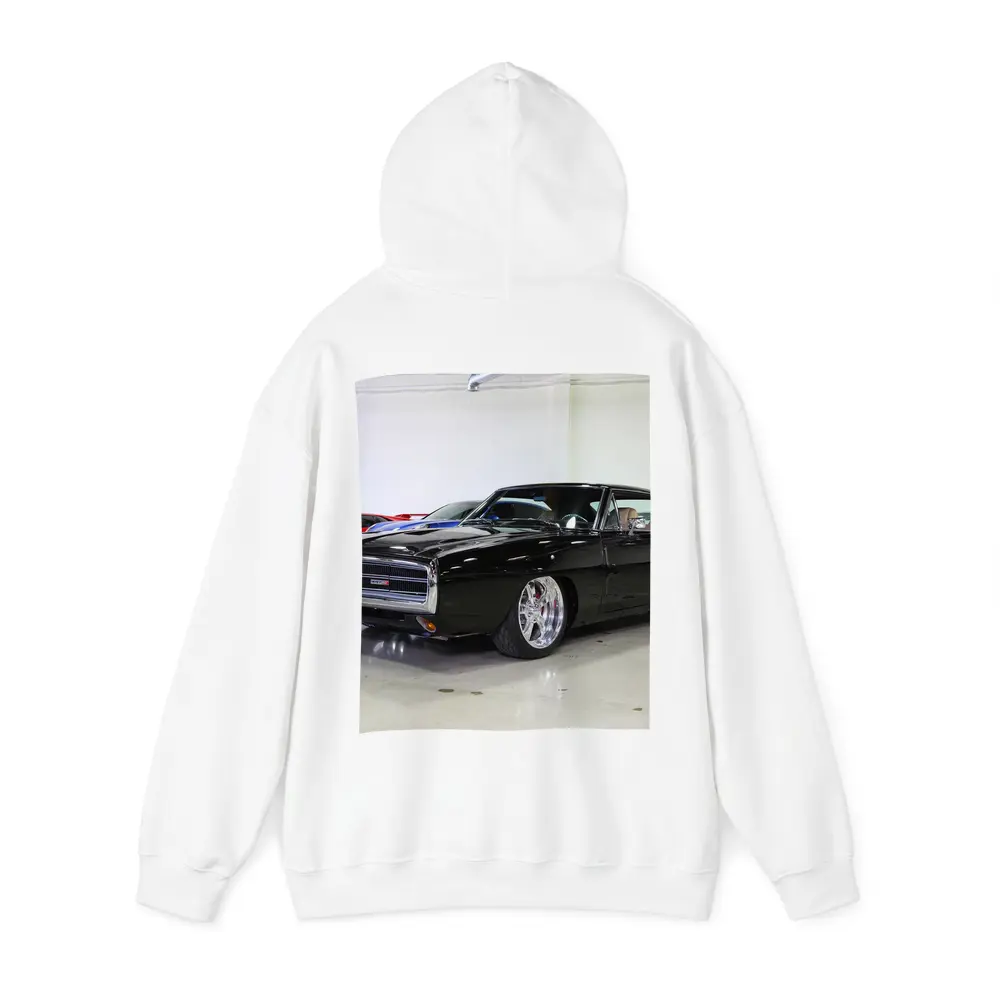 1970 Dodge Charger Black Custom Car Garage – Hoodies