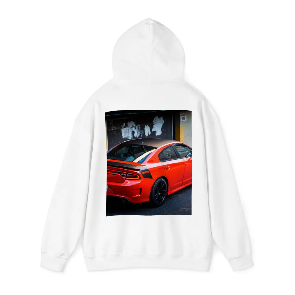 Dodge Charger Daytona Orange Urban Alley – Hoodies
