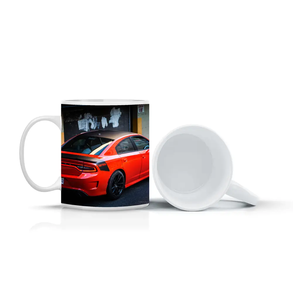 Dodge Charger Daytona Orange Urban Alley – Mugs